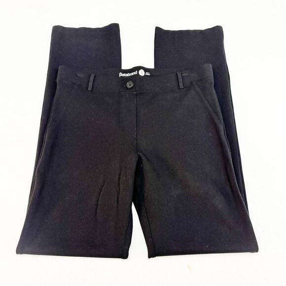 Betabrand Black Heavyweight Stretch Straight Slide On Leg Legging Pant Size L - Picture 3 of 7